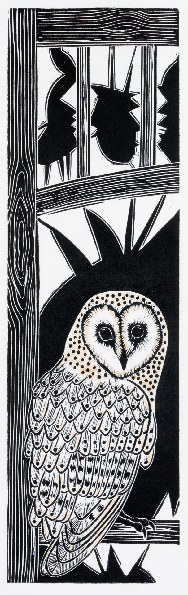 ABANDONED SANCTUARY HAND CARVED BLOCKPRINT 6 x 20