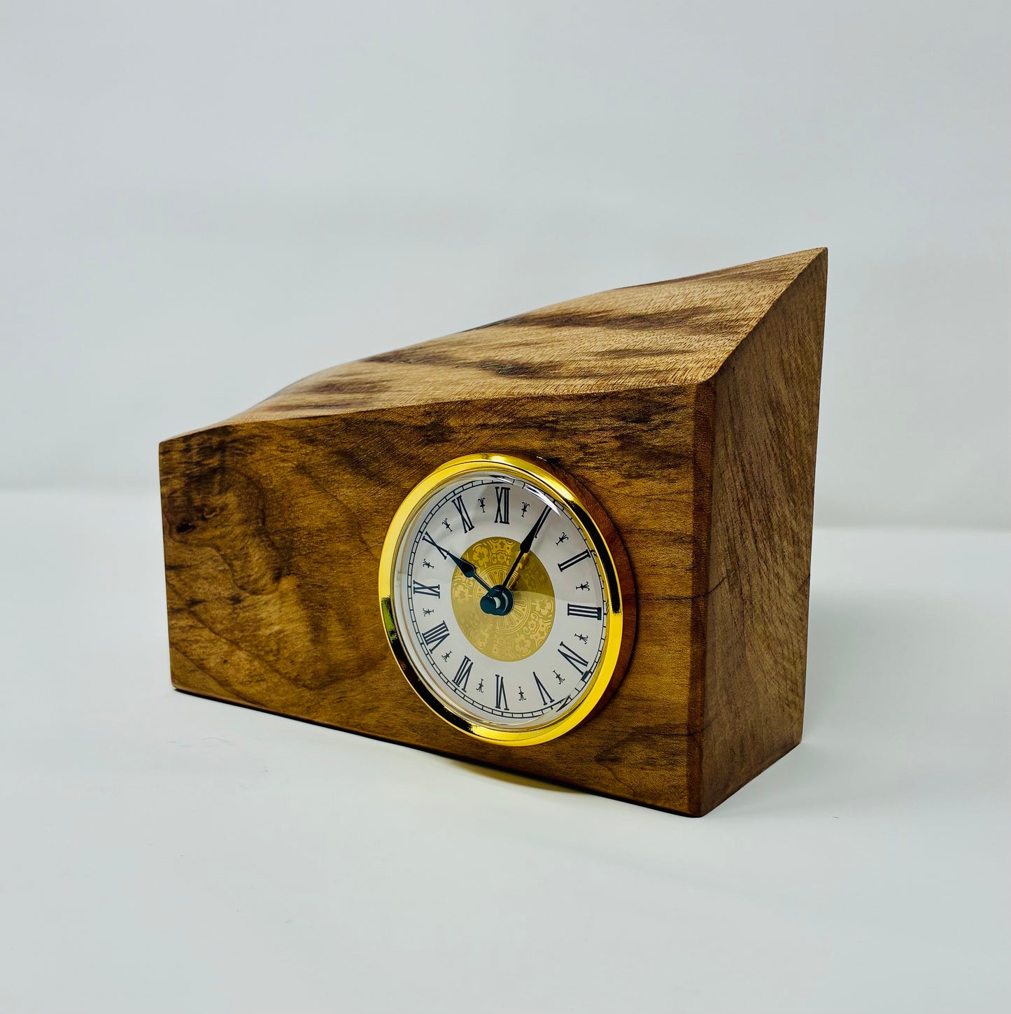 SHELF CLOCK maple