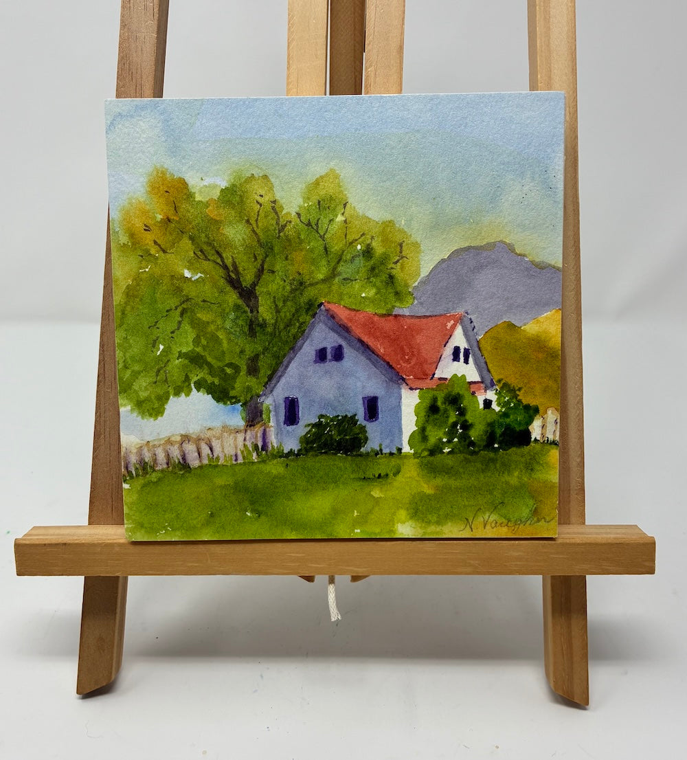 PAINTING Morning Sun Watercolor 6 x 6