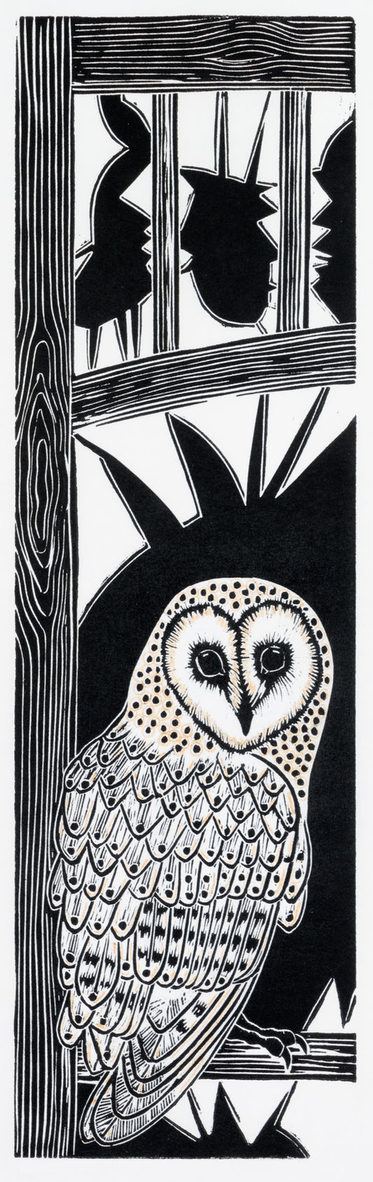 ABANDONED SANCTUARY HAND CARVED BLOCKPRINT 6 x 20