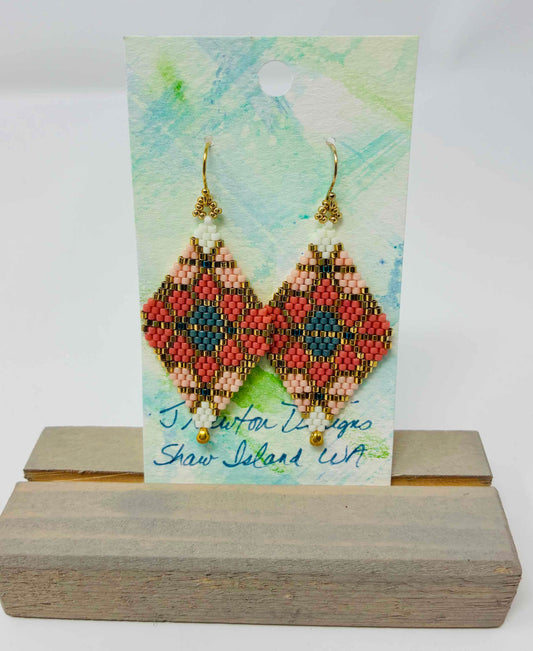 Glass Bead Earrings
