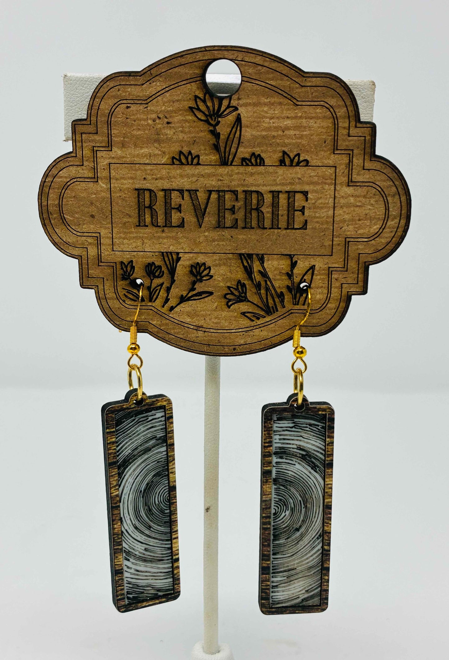 EARRINGS Ivory piano keys