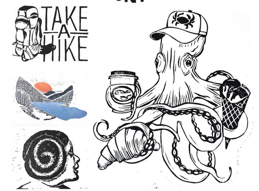 Create Your Own Block Print with Pangolin Ink Artist Jim Fikkert