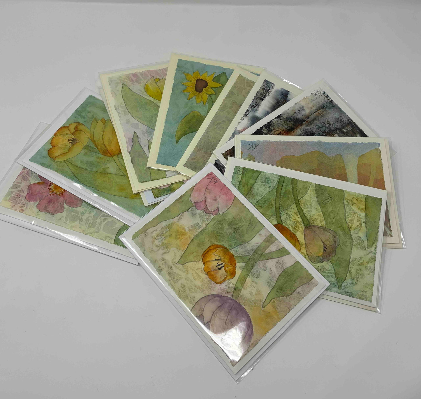 HAND PAINTED WATERCOLOR CARDS