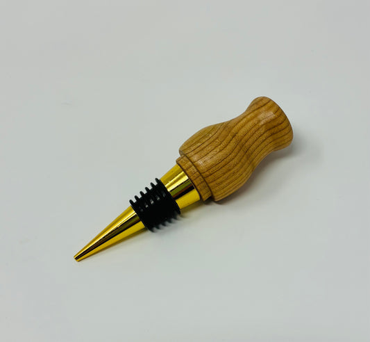 BOTTLE STOPPER maple or cherry