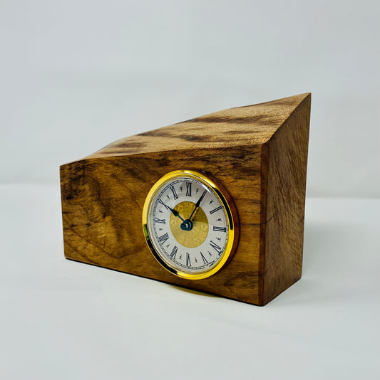 SHELF CLOCK maple