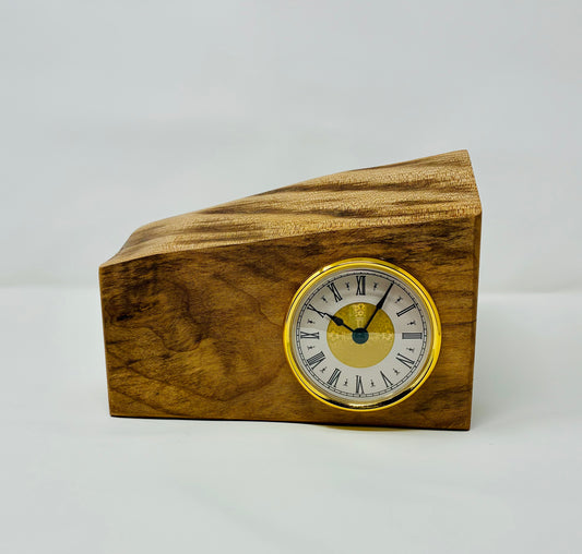 SHELF CLOCK maple