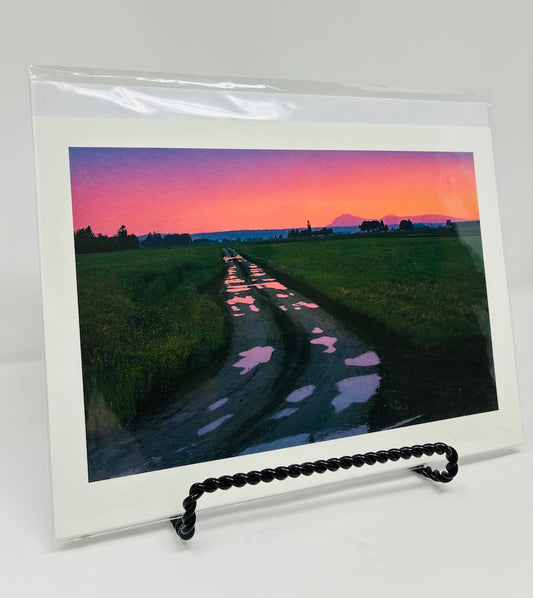 PHOTOGRAPH FIELD ROAD with mat
