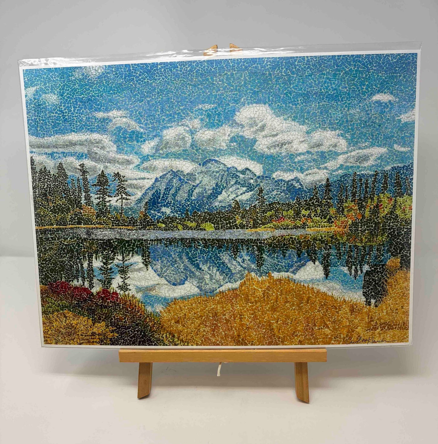 GICLEE PRINT EGGSHELL MOSAIC