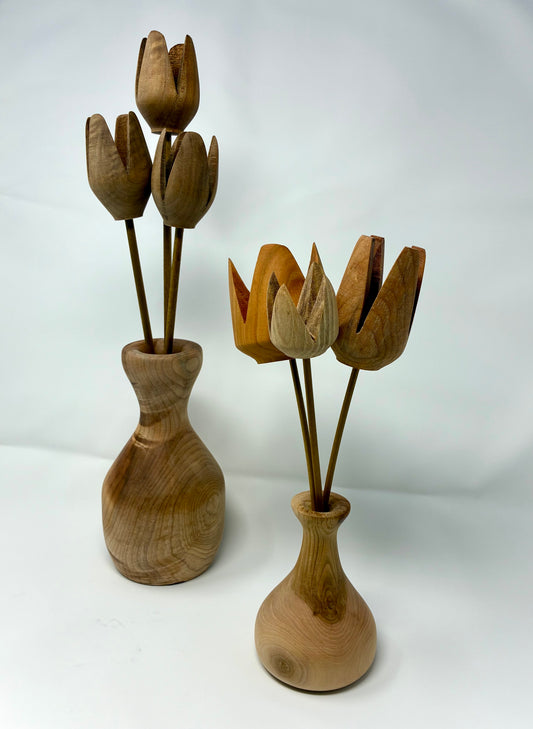 WOOD FLOWER ARRANGEMENT